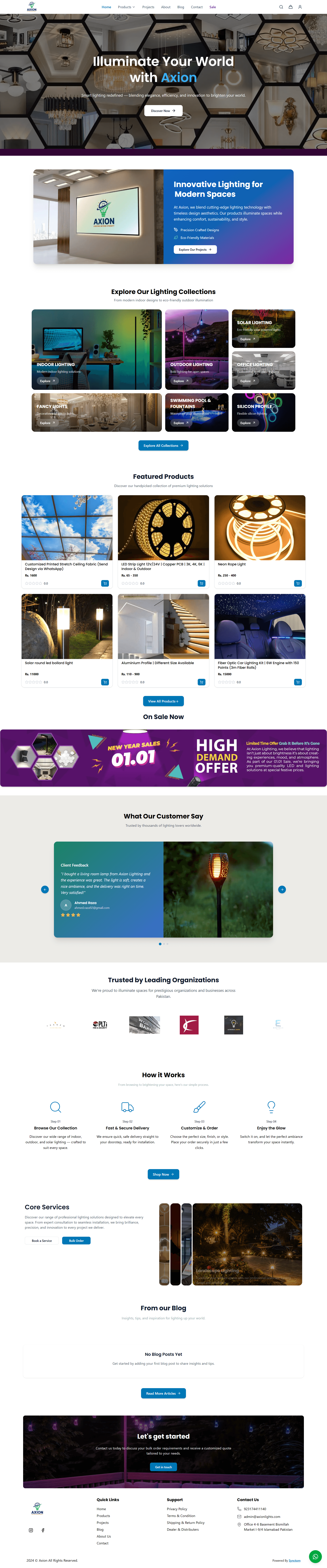 Axion - Desktop View